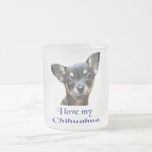 Ich Liebe mein Chihuahua Mattglastasse