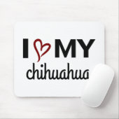 Ich Liebe mein Chihuahua Mousepad (Mit Mouse)