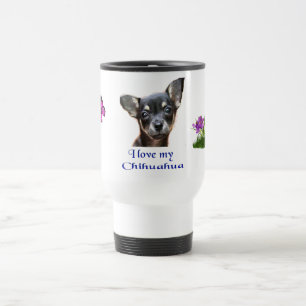 Ich Liebe mein Chihuahua Reisebecher