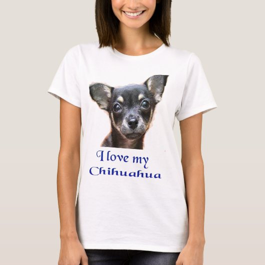 Ich Liebe Mein Chihuahua T - Shirt (Vorderseite)
