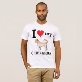 Ich Liebe mein Chihuahua T-Shirt (Vorne ganz)