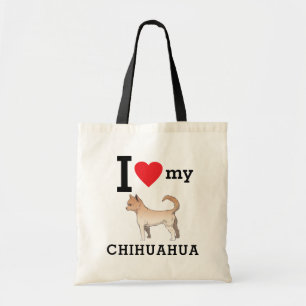 Ich Liebe mein Chihuahua Tragetasche