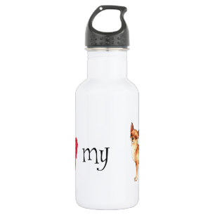 Ich Liebe mein Chihuahua Trinkflasche