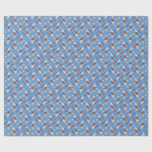 Ich Liebe mein Chinesisch Geschenkpapier (Flach)