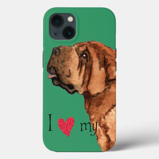 Ich Liebe mein chinesisches Shar-Pei Case-Mate iPhone Hülle (Rückseite)