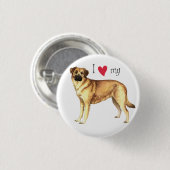 Ich Liebe mein Chinook Button (Vorne & Hinten)