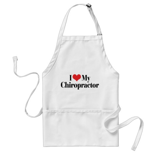Ich Liebe mein Chiropraktiker Schürze (Vorne)