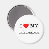 Ich Liebe mein CHIROPRAKTOR Magnet (Vorderseite/Rückseite)