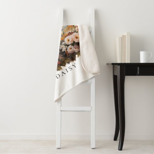 Ich Liebe mein Chow Chow Blumenportrait Sherpadecke (Beispiel)