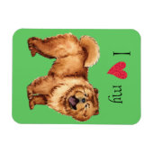 Ich Liebe mein Chow Magnet (Horizontal)