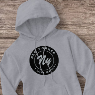 Ich Liebe mein City New Yorker Empire Stater Retro Hoodie