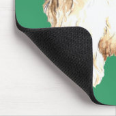 Ich Liebe mein Clumber Spaniel Mousepad (Ecke)