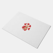 Ich Liebe mein Cockapoo-Hundepflaster mit HerzVale Fußmatte (Schrägansicht)