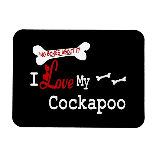 Ich Liebe mein Cockapoo Magnet (Horizontal)