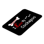 Ich Liebe mein Cockapoo Magnet (Linke Seite)