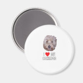 Ich Liebe mein Cockapoo Magnet (Vorderseite/Rückseite)