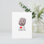 Ich Liebe mein Cockapoo Postkarte (Stehend Vorderseite)