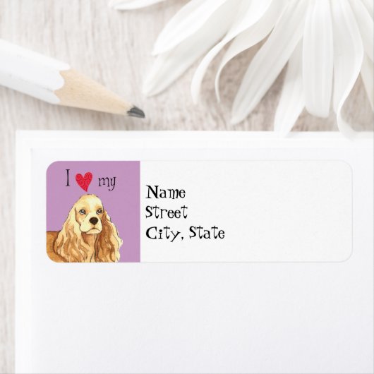 Ich Liebe mein Cocker Spanisch (Insitu)