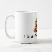 Ich Liebe mein Cocker Spanisch Kaffeetasse (Links)