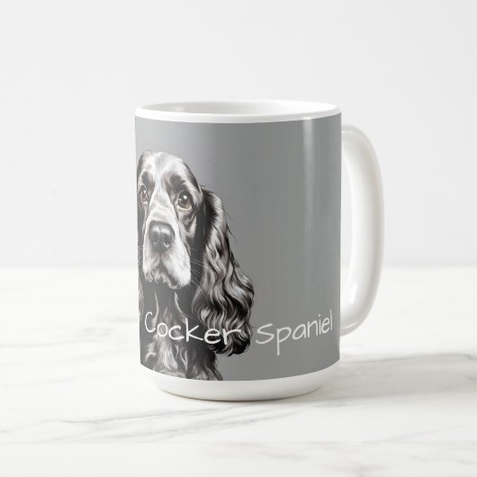 Ich Liebe mein Cocker Spanisch Kaffeetasse (VorderseiteRechts)