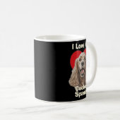 Ich Liebe mein Cocker Spanisch Welpen Hund Kaffeetasse (VorderseiteRechts)