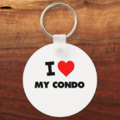 Ich Liebe mein Condo Schlüsselanhänger (Vorderseite)