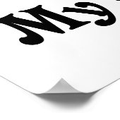 Ich Liebe mein Cookie Poster (Ecke)