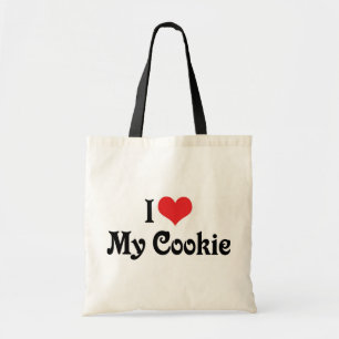 Ich liebe mein Cookie Tragetasche