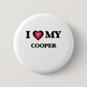 Ich Liebe mein Cooper Button (Vorderseite)
