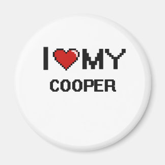 Ich Liebe mein Cooper Magnet