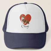 Ich Liebe mein Corgi! Kappe (Vorderseite)