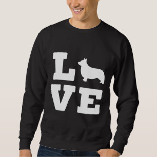 Ich Liebe mein Corgi-Tierhund Sweatshirt