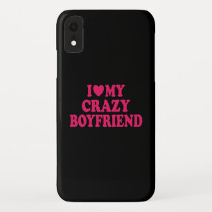 Ich Liebe mein Crazy Boyfriend Case-Mate iPhone Hülle