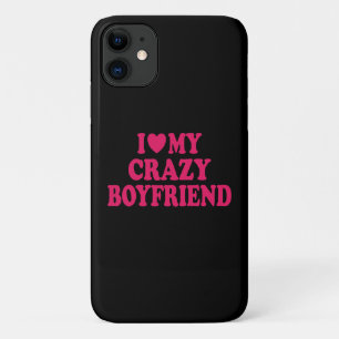 Ich Liebe mein Crazy Boyfriend Case-Mate iPhone Hülle