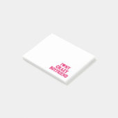 Ich Liebe mein Crazy Boyfriend Post-it Klebezettel (angewinkelt)