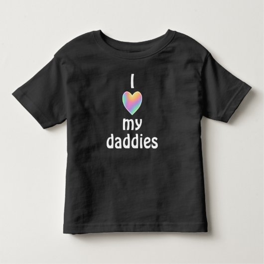Ich Liebe Mein Daddies T - Shirt Kleinkind (Vorderseite)