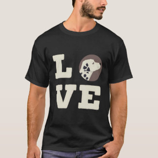 Ich Liebe mein Dalmatiner Niedlich Hund Lover Wint T-Shirt