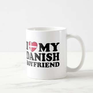 Ich Liebe Mein dänischer Freund Kaffeetasse
