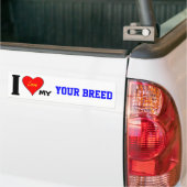 ICH LIEBE MEIN (DEIN BROT) AUTOAUFKLEBER (Auf Lkw)