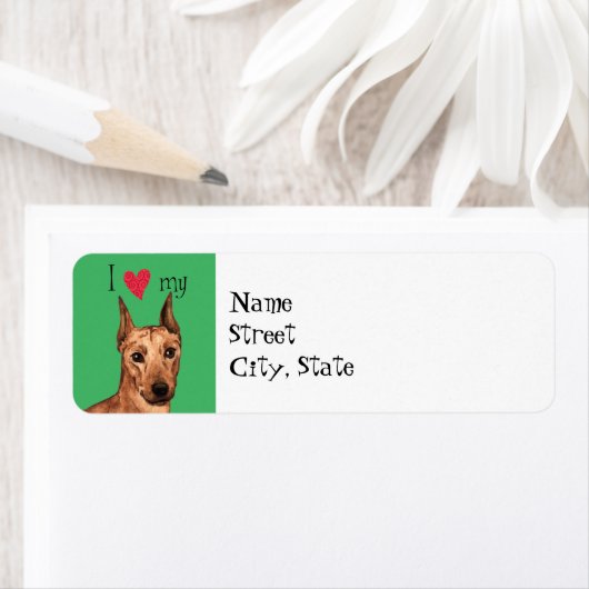 Ich Liebe mein deutscher Pinscher (Insitu)