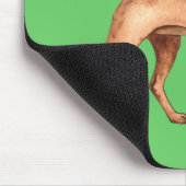 Ich Liebe mein deutscher Pinscher Mousepad (Ecke)