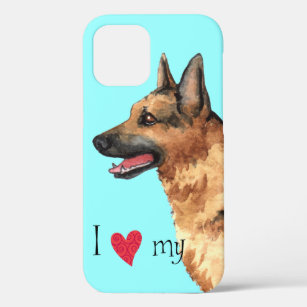 Ich Liebe mein Deutscher Schäferhund Case-Mate iPhone Hülle