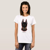 Ich Liebe mein Doberman Baseball T-Shirt (Vorne ganz)