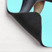 Ich Liebe mein Doberman Mousepad (Ecke)