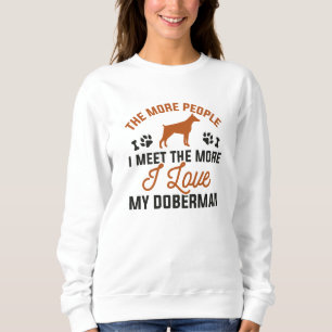 Ich Liebe Mein Doberman Sweatshirt