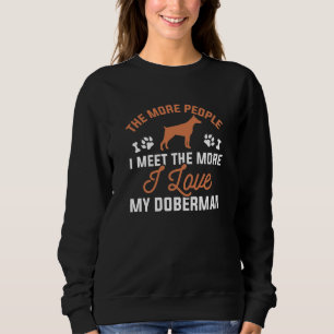 Ich Liebe Mein Doberman Sweatshirt
