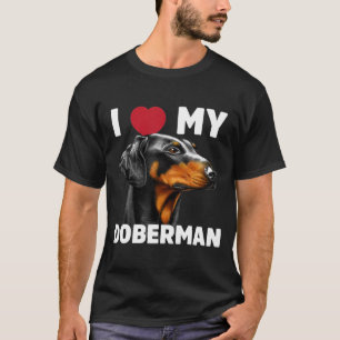 Ich Liebe Mein Doberman T-Shirt