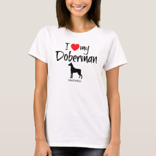 Ich Liebe Mein Doberman T-Shirt