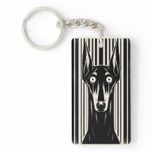Ich liebe mein Dobermann Grusel Vintage Gothic Äst