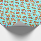 Ich Liebe mein Dogue de Bordeaux Geschenkpapier (Ecke)